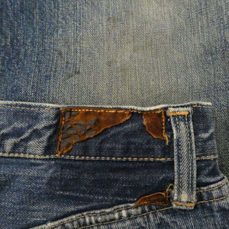 リーバイス ヴィンテージ オリジナル 50s 501XX 47モデル 革パッチ 片面タブ ボタン裏刻印17 デニム パンツ 買取実績 画像