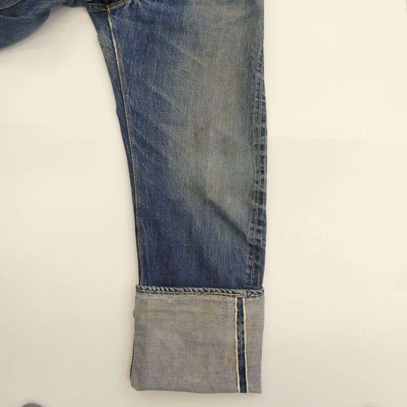 リーバイス ヴィンテージ オリジナル 50s 501XX 47モデル 革パッチ 片面タブ ボタン裏刻印17 デニム パンツ 買取実績 画像