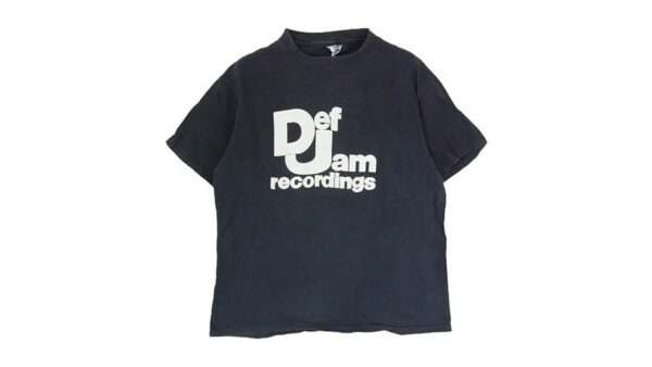 ヴィンテージ 80s Hanes def jam 半袖 プリント Tシャツ ネイビー系 買取実績