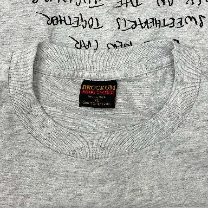 【90s USA】BROCKUM ライブ　スローイングコッパー　バンドTシャツ ヴィンテージ 90s USA製 The Rolling Stones LOVE IS STRONG
