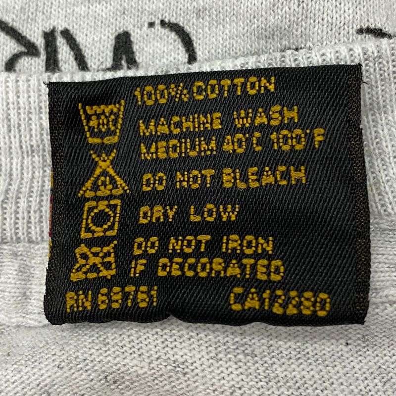 ヴィンテージ 90s USA製 The Rolling Stones LOVE IS STRONG 1994 BROCKUM バンド Tシャツ グレー系 買取実績 画像