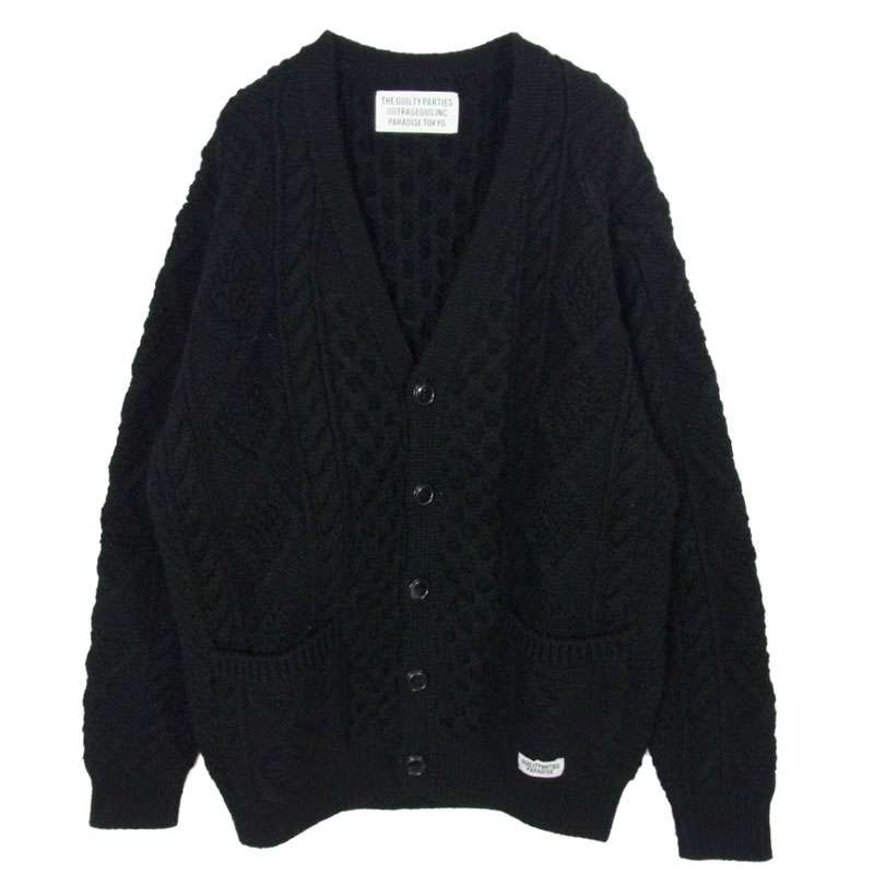ワコマリア FISHERMANS ARAN CARDIGAN フィッシャーマン アラン ニット カーディガン 買取実績 画像
