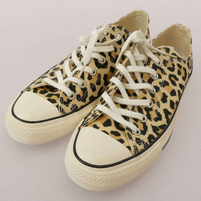 ワコマリア 17SS-WMA-CV01 × CONVERSE ALLSTAR LOW コンバース オールスター レオパード ローカット スニーカー 買取実績 画像