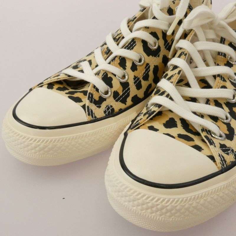 ワコマリア 17SS-WMA-CV01 × CONVERSE ALLSTAR LOW コンバース オールスター レオパード ローカット スニーカー 買取実績 画像