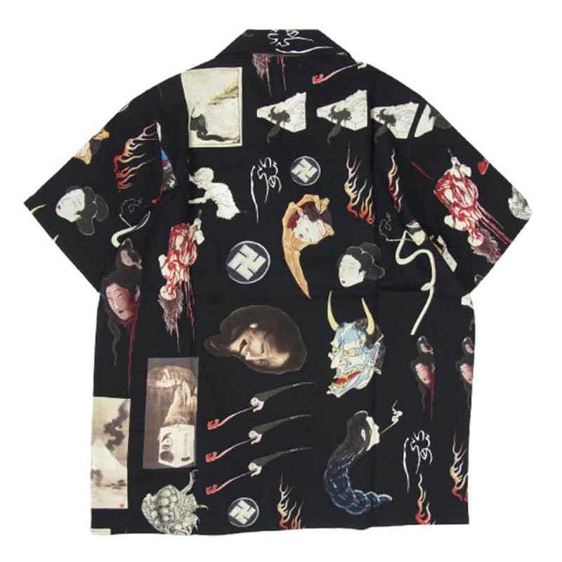 ワコマリア 19AW 19FWE-WMS-HI03 HAWAIIAN SHIRT S/S お化け ハワイアン ショートスリーブ 半袖 シャツ 買取実績 画像