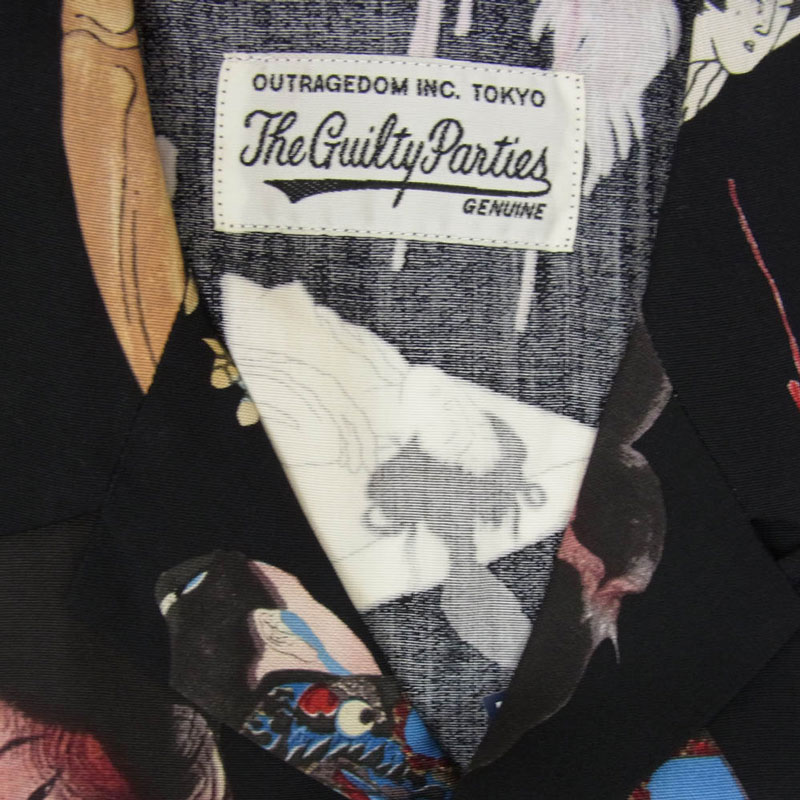 ワコマリア 19AW 19FWE-WMS-HI03 HAWAIIAN SHIRT S/S お化け ハワイアン ショートスリーブ 半袖 シャツ 買取実績 画像