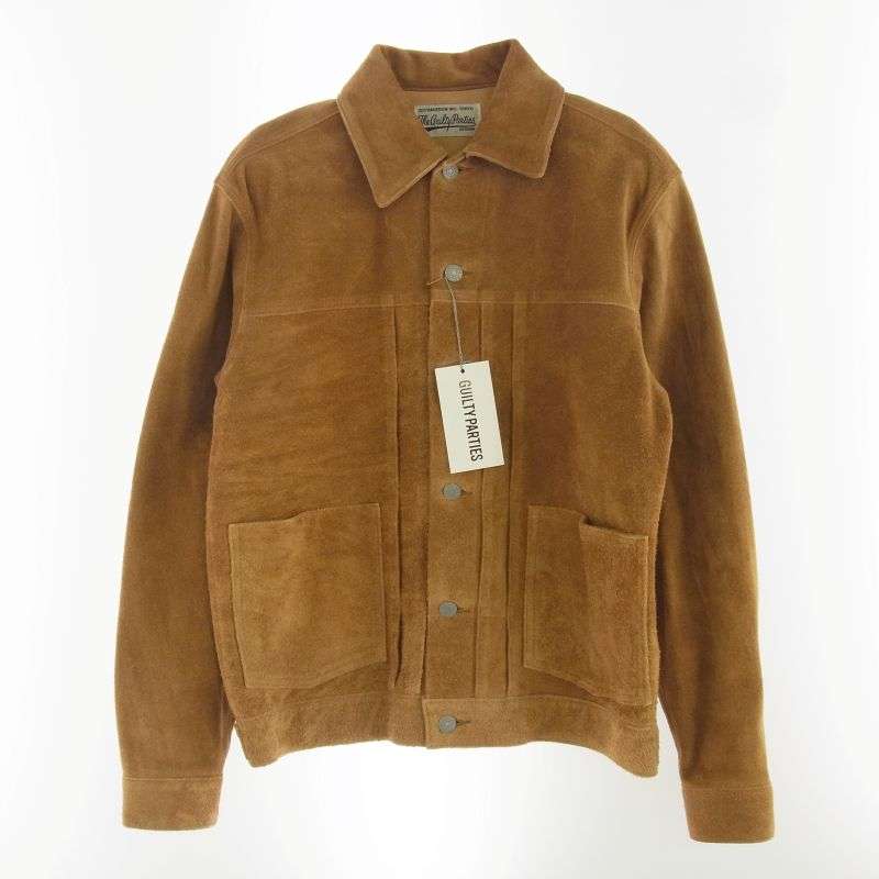  ワコマリア 20SS 20SS-WMO-BL01 SUEDE LEATHER TRUCKER JACKET レザー スエード トラッカー ジャケット 買取実績 画像