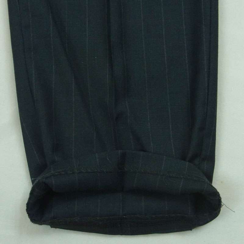ワコマリア 21AW 21FW-WMP-TR17 DORMEUIL ドーメル社製生地 PLEATED TROUSERS プリーツ ストライプ スラックス パンツ トラウザーズ 買取実績 画像
