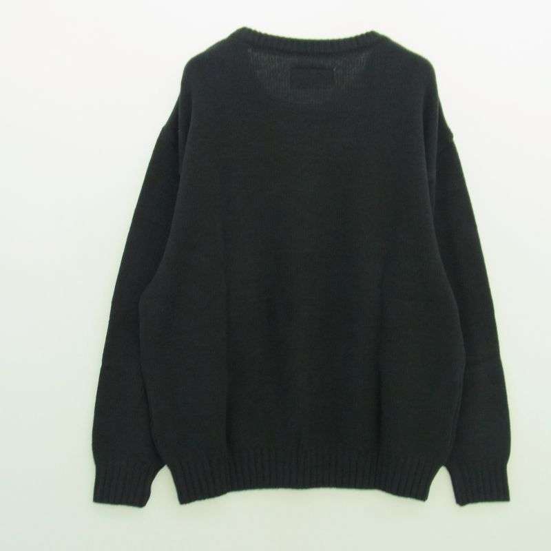 ワコマリア 22AW 22FW-WMK-KN02 CLASSIC CREW NECK SWEATER TYPE-2 クラシック クルーネック セーター 刺繍ロゴ ニット 買取実績 画像