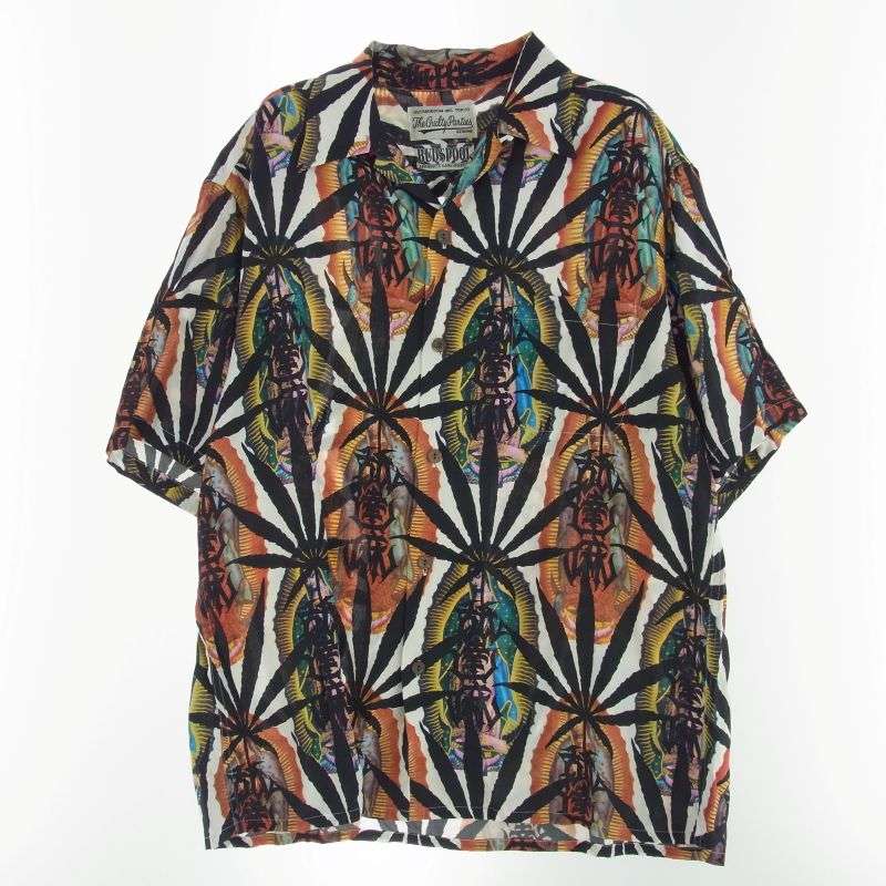 ワコマリア 22SS NMD-WM-HI02-B × BUDSPOOL HAWAIIAN SHIRT 舐達麻 ハワイアン 半袖 シャツ 買取実績 画像