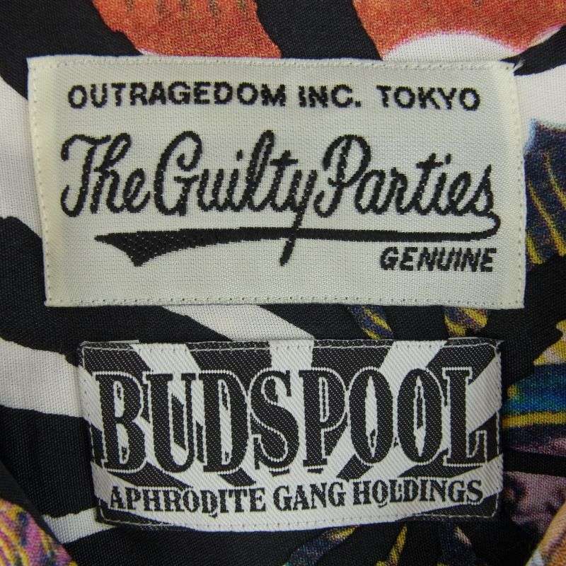 ワコマリア 22SS NMD-WM-HI02-B × BUDSPOOL HAWAIIAN SHIRT 舐達麻 ハワイアン 半袖 シャツ 買取実績 画像