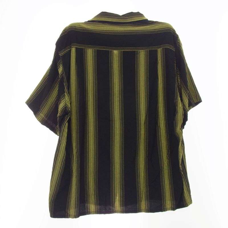ワコマリア 22SS-WMS-OC14 STRIPED OPEN COLLAR SHIRT S/S TYPE-1 半袖 ストライプ オープンカラーシャツ 買取実績 画像
