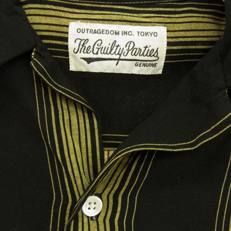 ワコマリア 22SS-WMS-OC14 STRIPED OPEN COLLAR SHIRT S/S TYPE-1 半袖 ストライプ オープンカラーシャツ 買取実績 画像