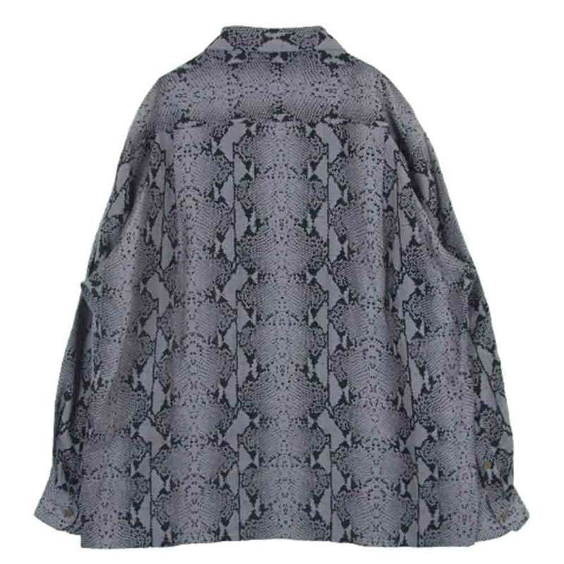 ワコマリア 23AW WMS HI01 HAWAIIAN SHIRT L/S パイソン ハワイアン アロハ ロングスリーブ 長袖 シャツ 買取実績 画像