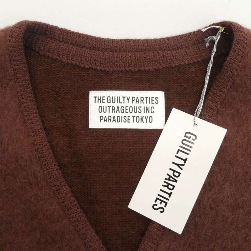 ワコマリア 23SS 23SS-WMK-KN06 MOHAIR CARDIGAN モヘア カーディガン 買取実績 画像