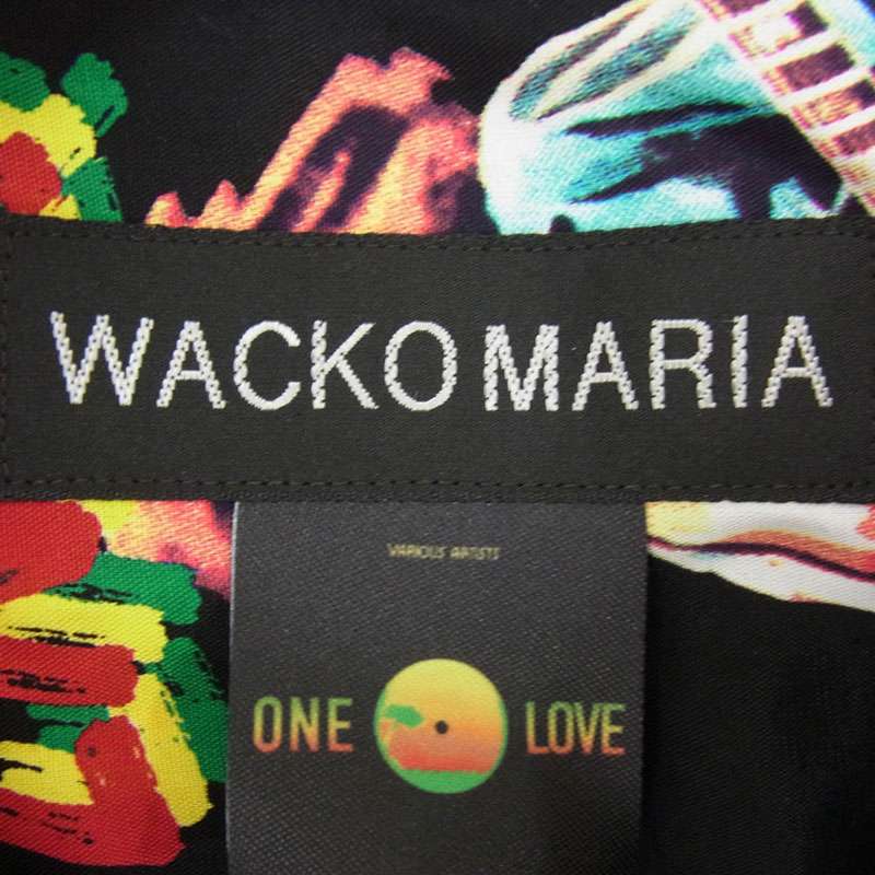 ワコマリア 24AW BOBMARLEY-WM-HI09 BOB MARLEY / HAWAIIAN S/S SHIRT ボブマーリー オープンカラー レーヨン ハワイアン 半袖 シャツ 買取実績 画像