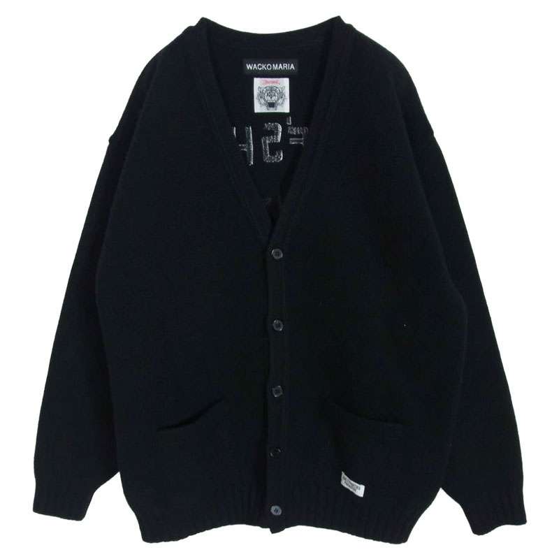 ワコマリア 24AW WOLFSHEAD-WM-KN01 WOLF’S HEAD KNIT CARDIGAN ウルフズ ヘッド ニット カーディガン 買取実績 画像