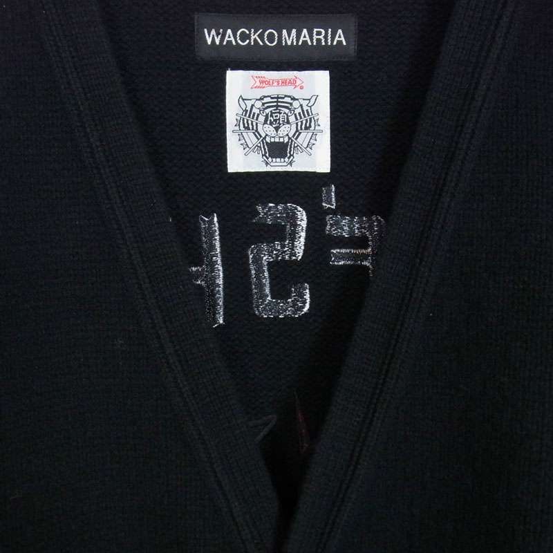 ワコマリア 24AW WOLFSHEAD-WM-KN01 WOLF’S HEAD KNIT CARDIGAN ウルフズ ヘッド ニット カーディガン 買取実績 画像