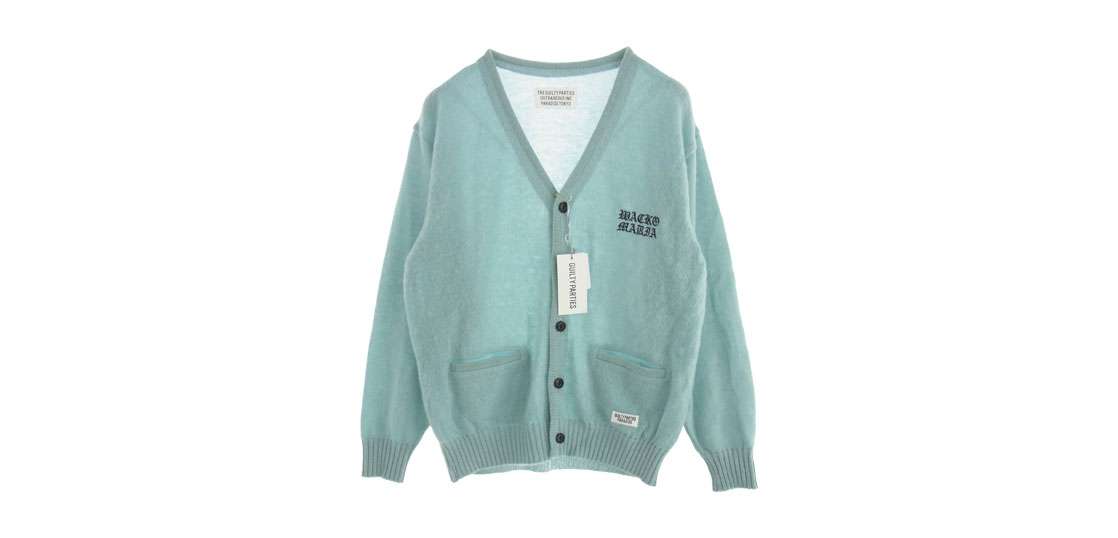 ワコマリア 24SS 24SS-WMS-WS01 MOHAIR KNIT CARDIGAN TYPE-2