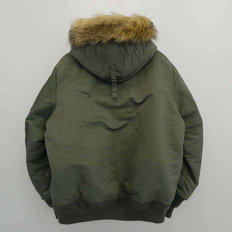 ワコマリア 25AW 25FW-WMO-ML01 N-2B FLIGHT JACKET ファーフード 中綿 フライト ボンバー ジャケット ブルゾン 買取実績 画像