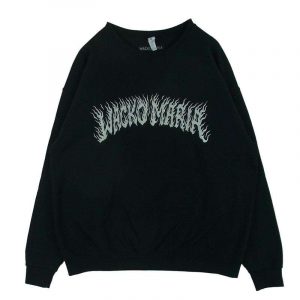 ワコマリア 25AW TIM LEHI CREW NECK SWEAT SHIRT TYPE-2 ロゴ刺繍 ティムリーハイ クルーネック スウェット トレーナー 買取実績 画像