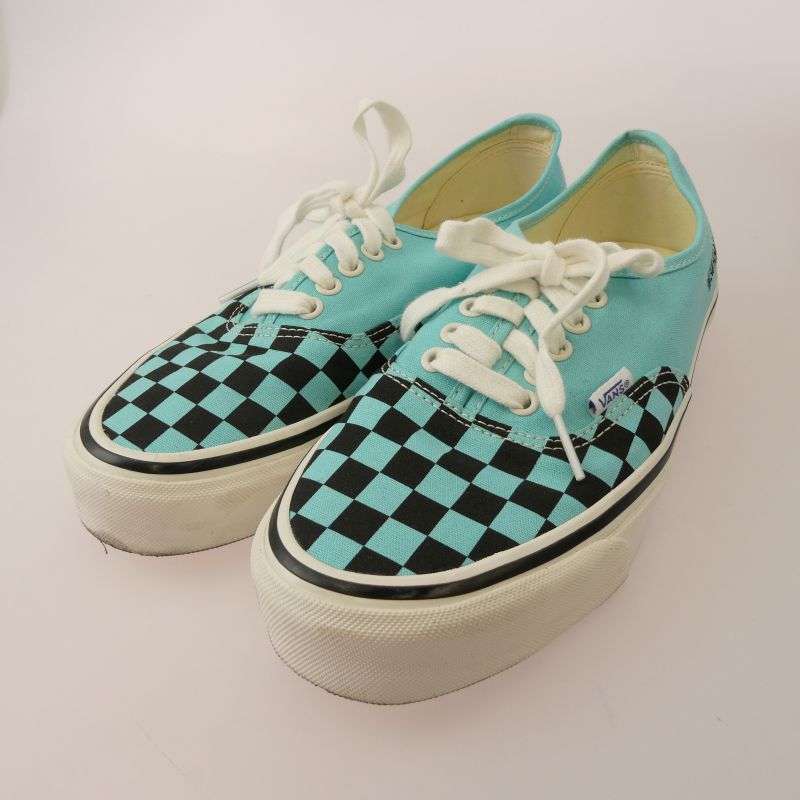 ワコマリア 25AW VN000D9NBLU VANS バンズ LX AUTHENTIC 44 CHECKERBOARD BLUE チェッカーボード ローカット スニーカー 買取実績 画像