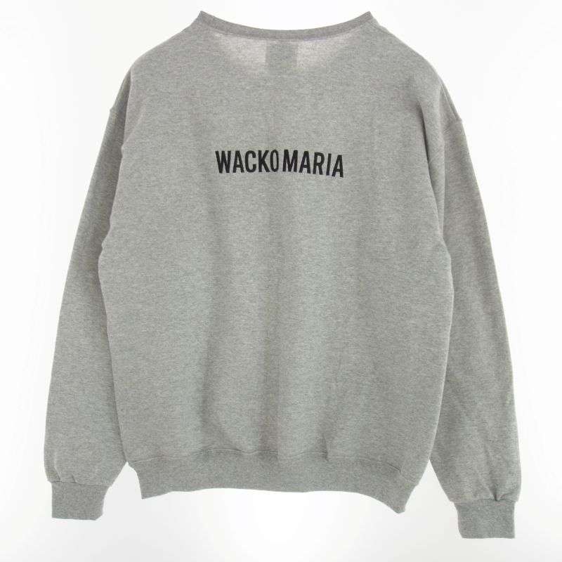 ワコマリア 25SS 25SSE-WMC-SS04 世界平和プロジェクト ロゴ 刺? SWEAT SHIRT クルーネック スウェット 買取実績 画像