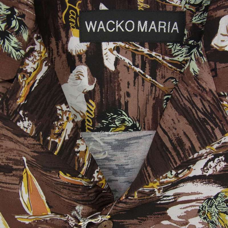 ワコマリア 25SS 25SSE-WMS-HI04 HAWAIIAN S/S SHIRT オープンカラー レーヨン ハワイアン 半袖 シャツ 買取実績 画像