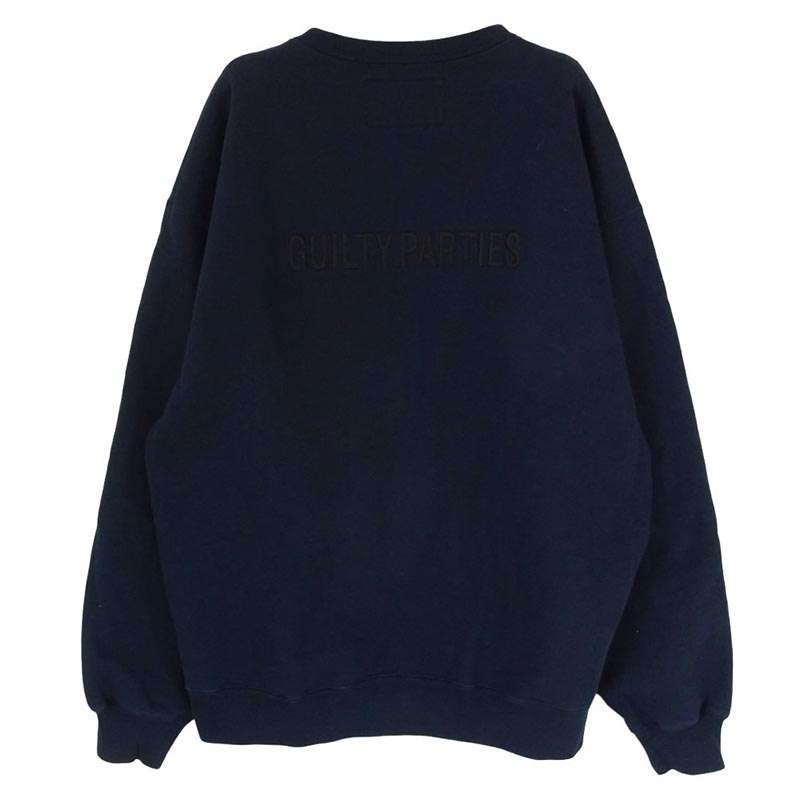 ワコマリア HEAVY WEIGHT ヘビー ウェイト フロント バック ロゴ 刺繍 スウェット トレーナー 買取実績 画像