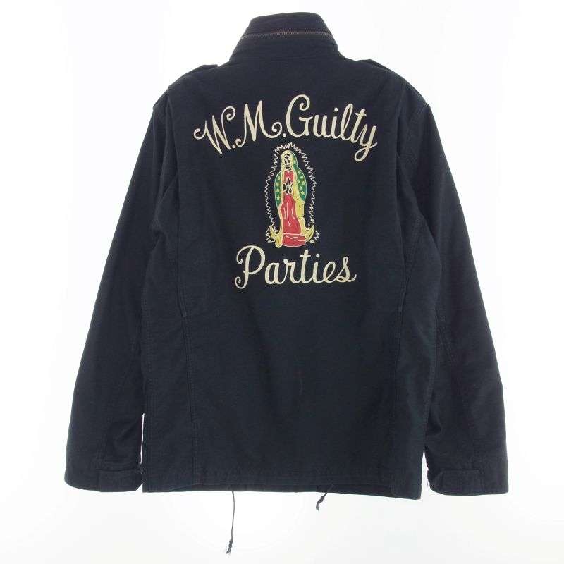 ワコマリア M-65 JACKET 裏地レオパード 刺繍ロゴ ミリタリー フィールド ジャケット 買取実績 画像
