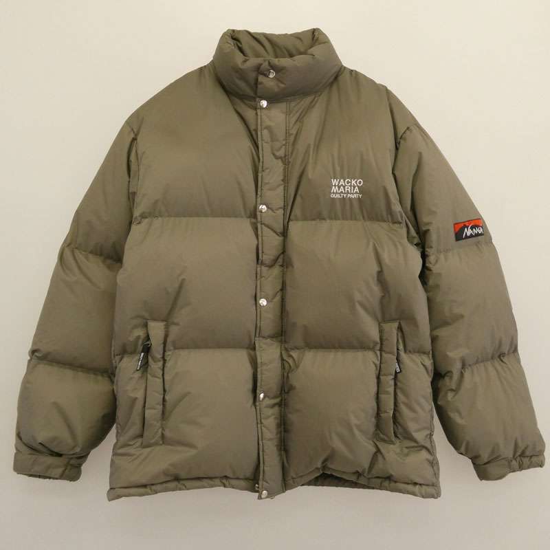 ワコマリア × NANGA DOWN JACKET TYPE-1 ナンガ ロゴ刺繍 ジップアップ ダウン ジャケット 買取実績 画像