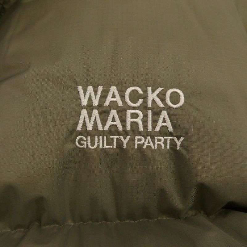 ワコマリア × NANGA DOWN JACKET TYPE-1 ナンガ ロゴ刺繍 ジップアップ ダウン ジャケット 買取実績 画像