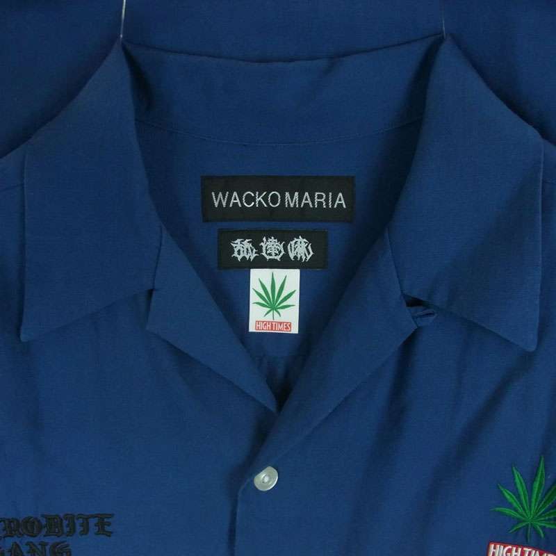 ワコマリア NMD HIGH TIMES WM OC1 舐達麻 50'S OPEN COLLAR SHIRT 開襟 レーヨン 半袖 シャツ 買取実績 画像
