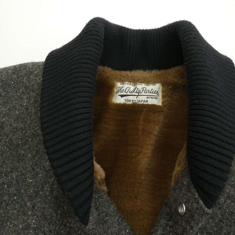 ワコマリア × WOLF'S HEAD ウルフズヘッド CAR CLUB JACKET カークラブ ジャケット バック刺繍 裏地ボア ジャケット 買取実績 画像