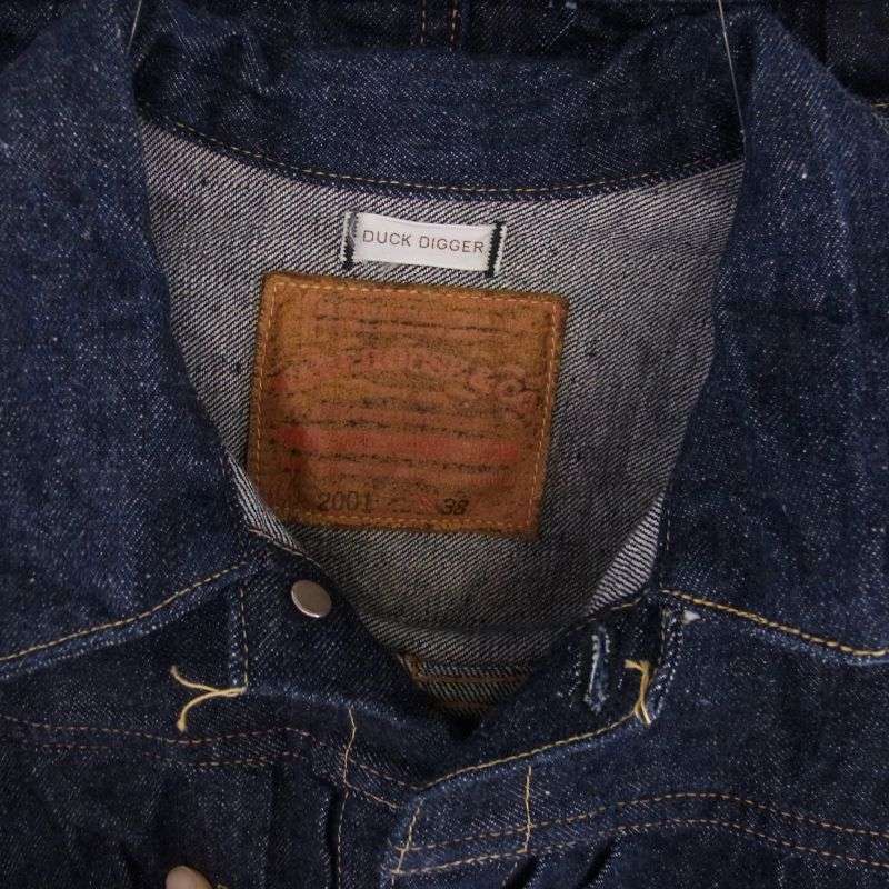 ウエアハウス 2001 T BACK STYLE ONE WASH Tバック ワンウォッシュ トラッカー デニム ジャケット 買取実績 画像