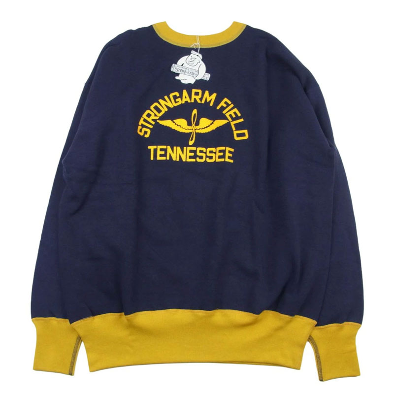 ウエアハウス JG-CS03 John Gluckow ジョングラッコー PX Crewneck Two-Tone フロッキー プリント スウェット クルーネック 買取実績 画像