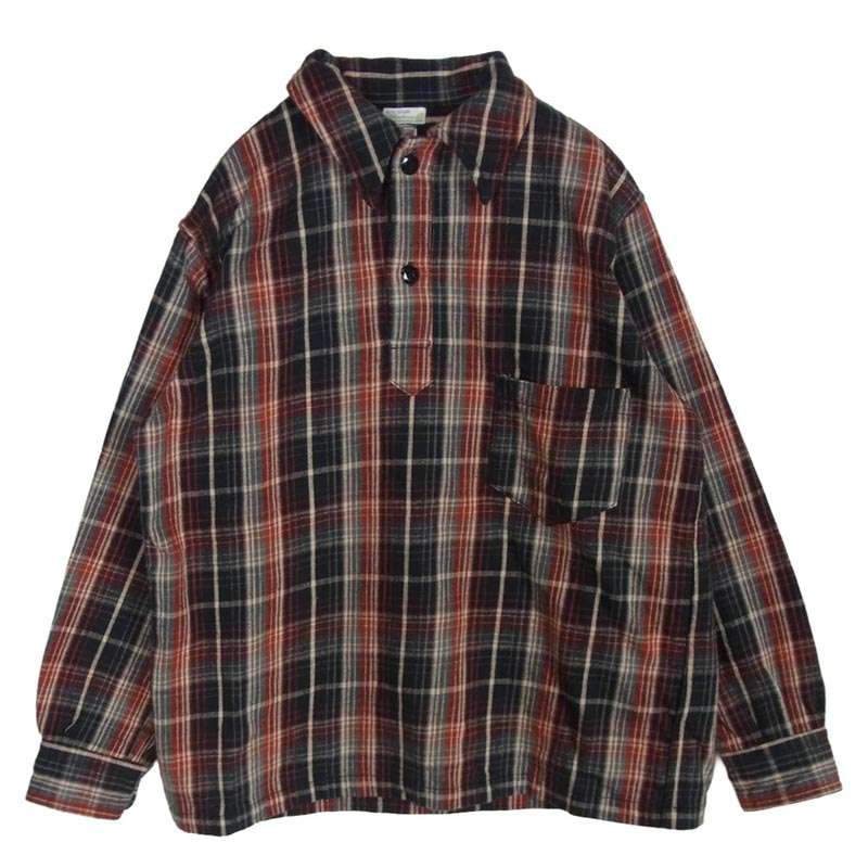 ウエアハウス Lot 3063 1930s WPA ONE POCKET PULLOVER FLANNEL SHIRTS RIGID ワンポケット プルオーバー フランネル シャツ 買取実績 画像