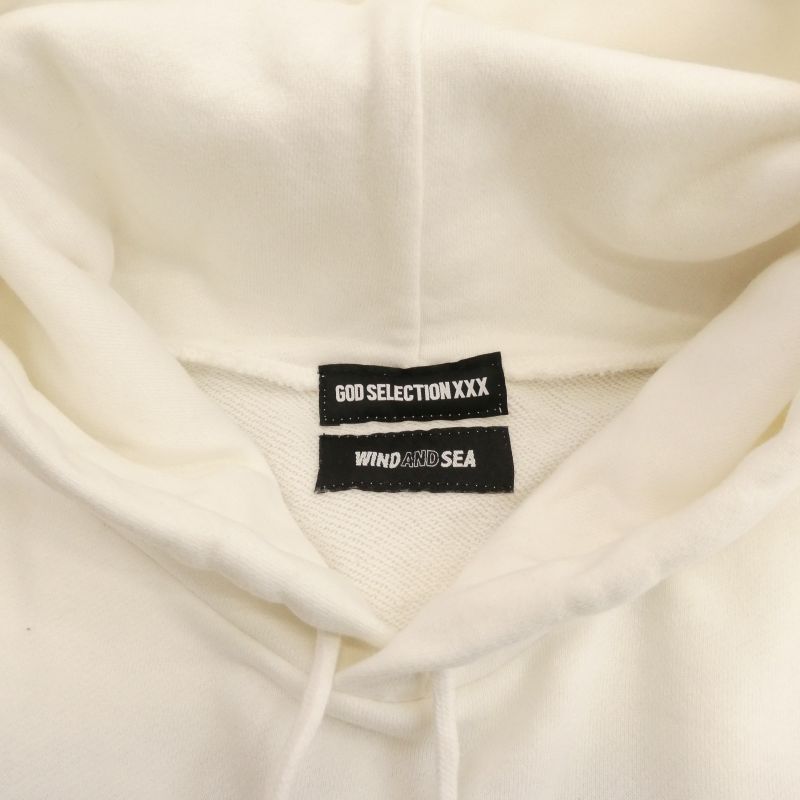 ウィンダンシー 20AW WDS-XXX-04 × GOD SELECTION XXX ゴッドセレクショントリプルエックス ロゴプリント プルオーバーパーカー 買取実績 画像