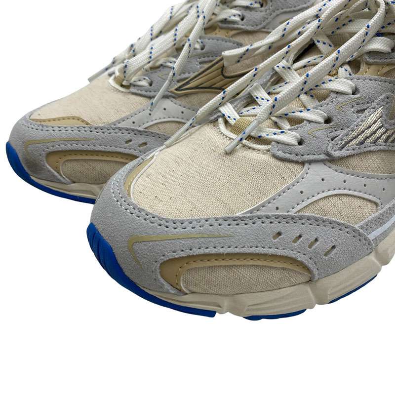 ウィンダンシー D1GD242301 Mizuno MXR Beige Grey Blue ミズノ ローカット スニーカー 買取実績 画像