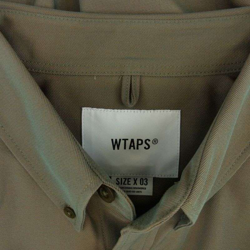 WTAPS 20AW 202TQDT-SHM01 BD LS RAPO TWILL ボタンダウン 長袖 シャツ 買取実績