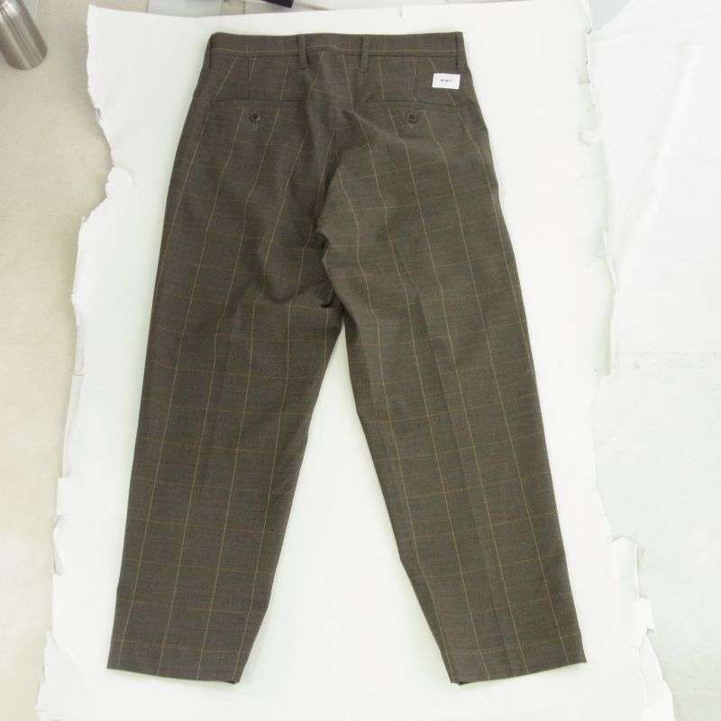WTAPS 20SS 201BRDT-PTM07 TUCK TROUSERS RAPO WEATHER TEXTILE タック トラウザーズ パンツ 買取実績 画像