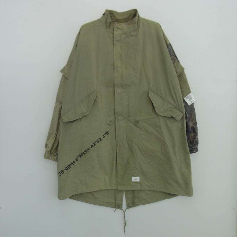 WTAPS 20SS 201WVDT-JKM01 W51 JACKET.COTTON WEATHER ミリタリー フィッシュテール ミリタリー コート 買取実績 画像