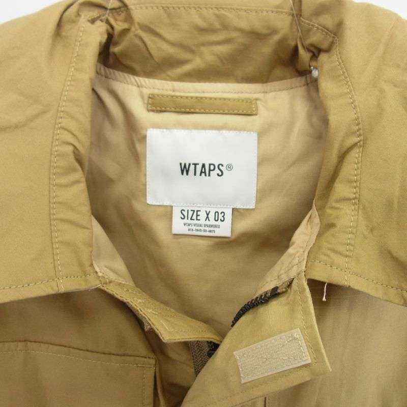WTAPS 21AW 212BRDT-JKM07 TRADERVESTRIPSTOP トレーダー コットン ウェザー リップストップ ミリタリー ベスト ロゴハンガー付 買取実績 画像