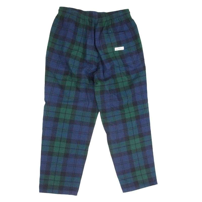 WTAPS 22AW 222TQDT-PTM02 SEAGULL TROUSERS FLANNEL シーガル トラウザーズ フランネル タータンチェック トラウザーズ イージー パンツ ロゴシールド 刺繍 買取実績 画像