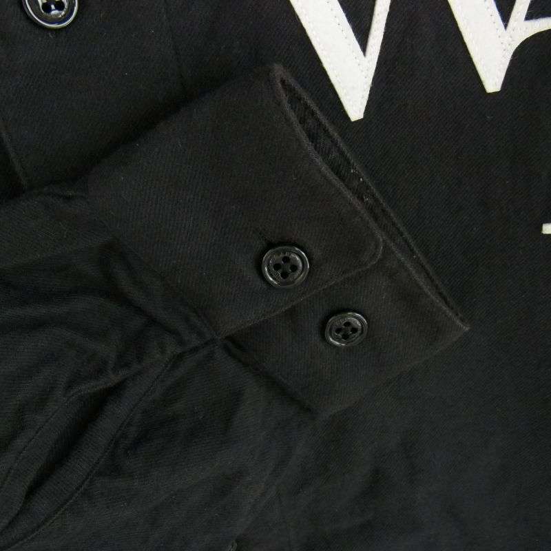 WTAPS 22AW 222TQDT-SHM05 League 02 / LS / Cotton Twill League Black リーグ 02 コットン ツイル リーグ ベースボール 長袖 シャツ 買取実績 画像