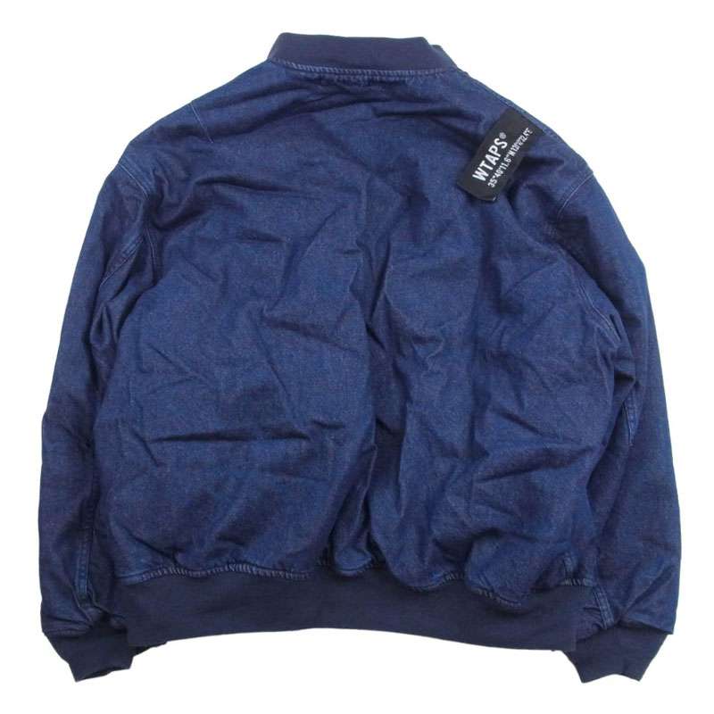 WTAPS 22AW 222WVDT-JKM06 JFW-04 Jacket Cotton Denim Indigo コットン インディゴ デニム ジャケット ブルゾン 中綿 ボンバージャケット 買取実績 画像