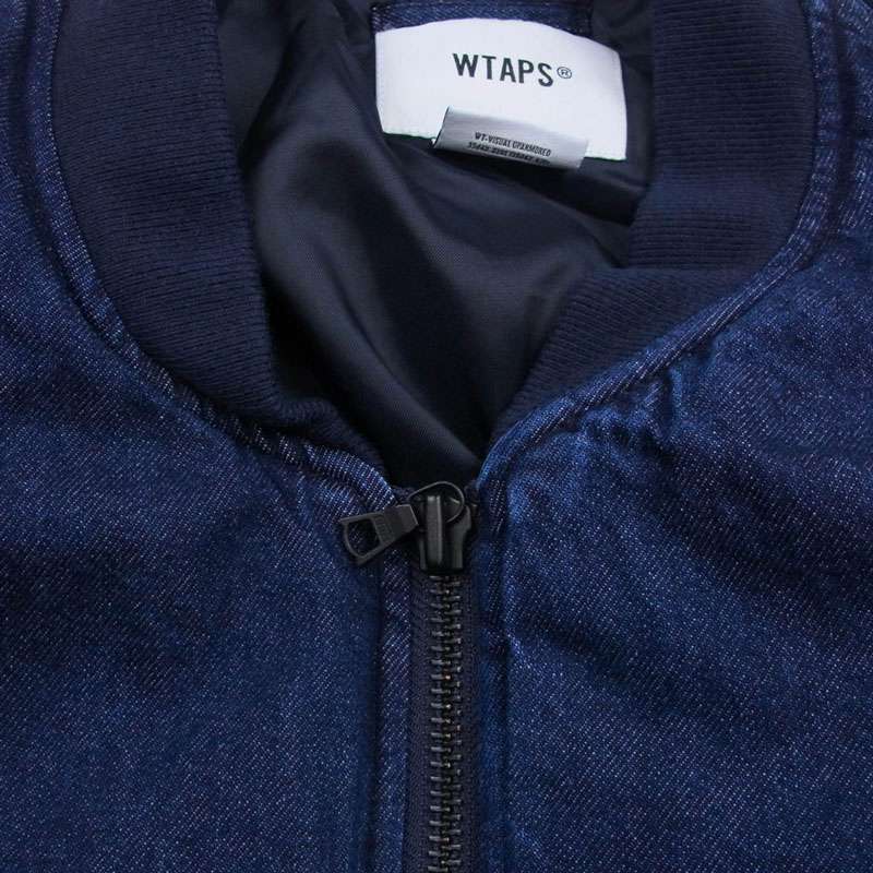 WTAPS 22AW 222WVDT-JKM06 JFW-04 Jacket Cotton Denim Indigo コットン インディゴ デニム ジャケット ブルゾン 中綿 ボンバージャケット 買取実績 画像