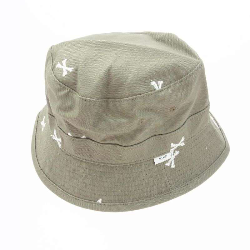 WTAPS 22SS 221HCDT-HT16 OXFORD TEXTILE BUCKET HAT オックスフォード クロスボーン バケット ハット 買取実績 画像