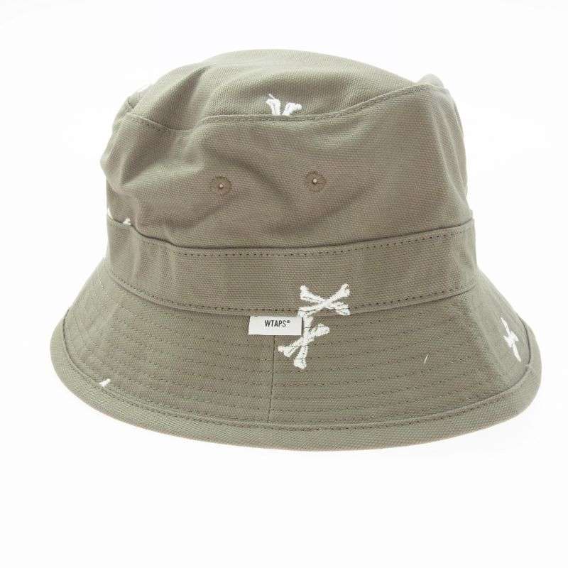 WTAPS 22SS 221HCDT-HT16 OXFORD TEXTILE BUCKET HAT オックスフォード クロスボーン バケット ハット 買取実績 画像