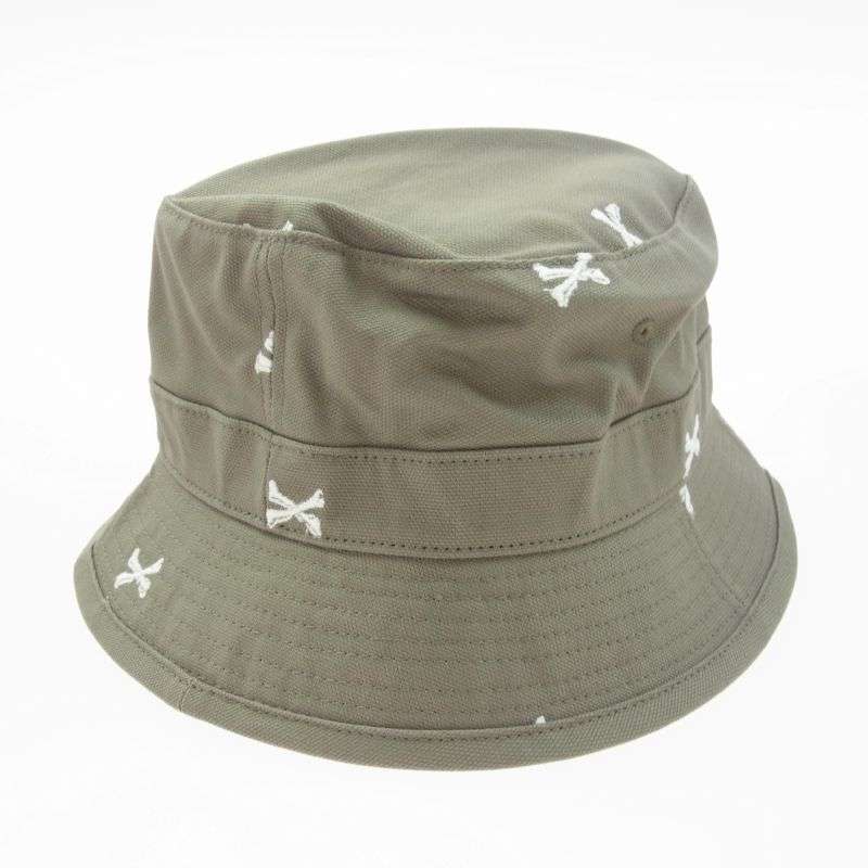 WTAPS 22SS 221HCDT-HT16 OXFORD TEXTILE BUCKET HAT オックスフォード クロスボーン バケット ハット 買取実績 画像